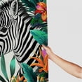 thumbnail image 3 of Orinice Fabric Waterproof Shower Curtains Colorful Banana Exotic Flowers Watercolor Jungle Animals Wildlife Nature Beautiful Bird Paradise Shower Curtain for Bathroom with Hooks  60x72, 3 of 7