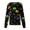 AE10_Green, variant on Halloween Scrubs for Women Pumpkin Ghost Loose Fit Scrub Shirts Stretchy Long Sleeve Scrub Shirts with Pocket Green L