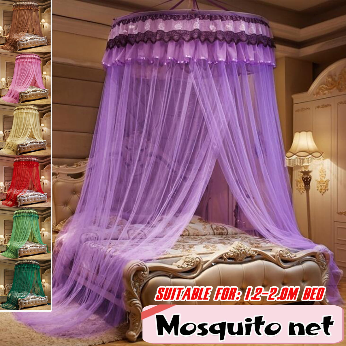 Details about   mosquito net with two doors zipper bed netting bed canopy easy installment China 