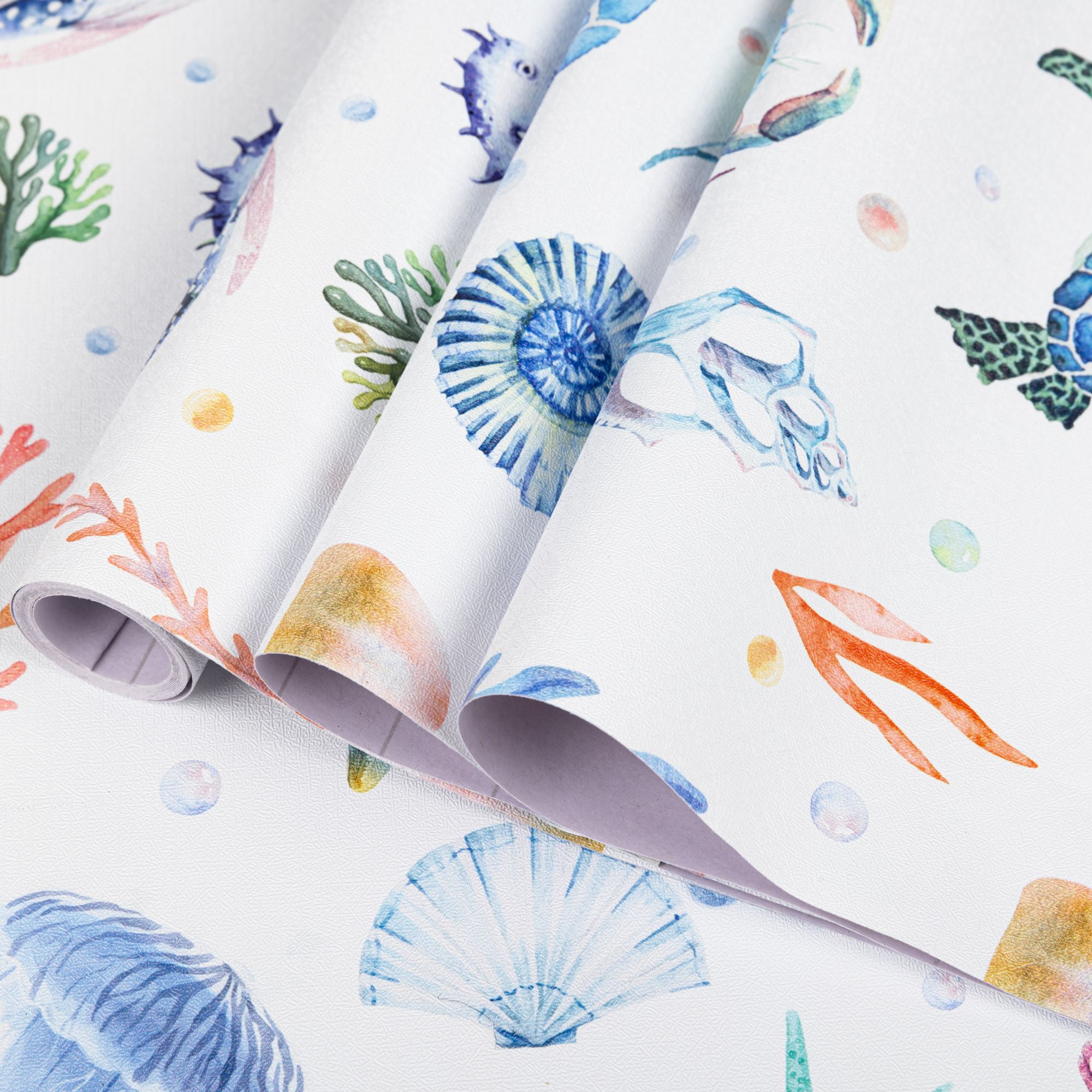UMIGGEE Peel and Stick Wallpaper Self Adhesive See Animals Contact Paper 17.7" x 118" Wallpaper Removable Decorative Vinyl for Room and Furniture Decoration