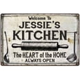 thumbnail image 1 of JESSIE'S Kitchen Farmhouse Sign Gift 8x12 Metal 208120033218, 1 of 1