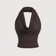 thumbnail image 6 of MuXiKeJi Clothes Women's Off The Shoulder Tank Top, Sleeveless Stretchy Going Out Crop Top, Y2K Fashion T-Shirt for Summer, 6 of 9