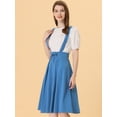 thumbnail image 2 of INSPIRE CHIC Vestido General De Cintura Elástica Con Tirantes Y Tirantes Para Mujer lago azul XS, 2 of 5