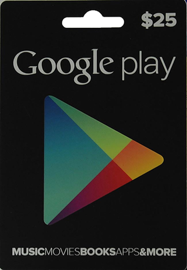Google Play $25 Gift Card