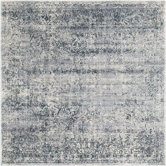 Unique Loom 3142160 7 x 7 ft. Chateau Jefferson Square Rug, Navy Blue