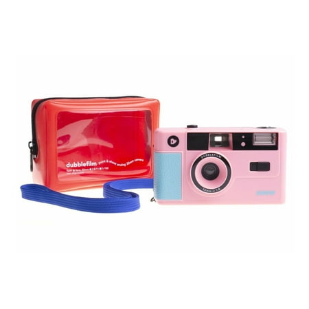 Image of dubblefilm SHOW Reusable 35mm Film Camera with Flash (Pink)