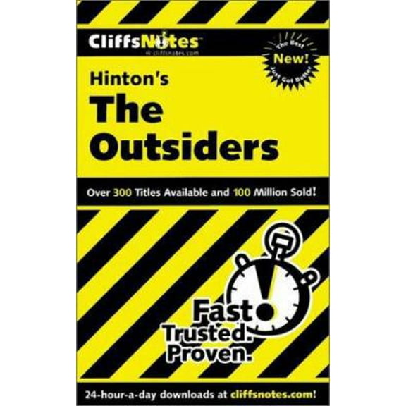 Pre-Owned Cliffsnotes Hinton's the Outsiders (Paperback) 0764585592 9780764585593