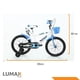 thumbnail image 4 of Bicicleta Infantil Lumax Rodada 18 con Llantas Entrenadoras Canasto Azul, 4 of 4