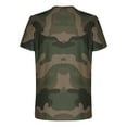 thumbnail image 4 of Zylanna Men's Casual T-Shirts Tee, Crew Neck Printed Short Sleeve Summer Loose Tops Trouses for Men Army Green Size 2XL, 4 of 5