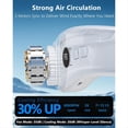thumbnail image 3 of Aire Acondicionado de Cuello 2 en 1 con Placa de Refrigeración, Batería de 5200 MAh, Ideal para Exteriores, Interiores y Viajes., 3 of 5