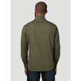 thumbnail image 2 of Wrangler Men's Retro® Premium Olive Long Sleeve Button Down Shirt 2330786, 2 of 4