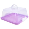 thumbnail image 4 of FNNMNNR Portable Cake Carrier with Handle Plastic Cake Container Holder with Lid, 4 of 6
