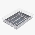 thumbnail image 1 of Mainstays Non-Slip Plastic Cutlery Tray, Kitchen Utensil Storage Organizer, 1 pack, 1 of 8