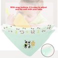 thumbnail image 4 of Unisex Baby Bandana Drool Bibs, 3-Pack Insular Suave Absorbente Cómodo Algodón Hipoalergénico Conjunto de Baberos para bebés(42.00 * 30.50 * 30.50cm-Panda) Amonsee NO, 4 of 6