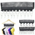 thumbnail image 1 of Fiudx Organizador de Sombreros con Clip de Acero Inoxidable, Fácil de Guardar, Compatible con Gorras de Béisbol, Gorras de Camionero, Gancho para Puerta de Armario, Tamaño Compacto de 16 X 32 Cm, Acc, 1 of 7