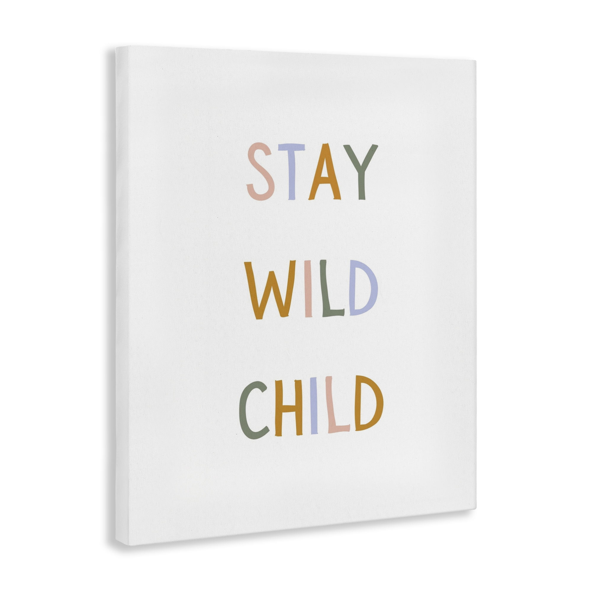 Stupell Industries Stay Wild Child Canvas Wall Art, design by Katie Griggs