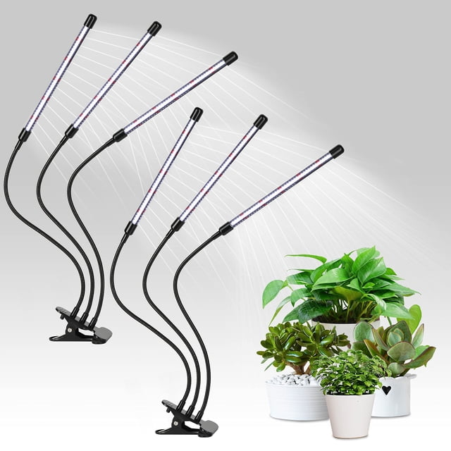 Lámpara de cultivo de plantas Clip iPower de espectro completo con 126 LED