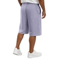 thumbnail image 3 of Iaqnaocc Mens Shorts Vacation Drawstring Mens Shorts Casual Big and Tall Quick Drying Loose Fit Lightweight Summer Elastic Activewear With Pockets Light Purple 2XL, 3 of 6