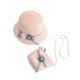 thumbnail image 4 of 1 juego de kit de playa para niños, adorable bolso bandolera con sombrero de paja para niñas (rosa), 4 of 6