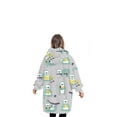 thumbnail image 2 of Fortune Matching Family Wearable Blanket Oversized Hoodies Pullover Christmas Pajama, 2 of 5