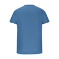 thumbnail image 3 of Zimjoy Mens Big and Tall T-Shirts Big and Tall Henley Neck Shirt Casual Short Sleeve Basic Pullover Tees (Blue, S), 3 of 4