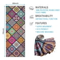 thumbnail image 2 of Multicolor Ethnic Mandala Pattern Hot Yoga Mat Towel Non Slip for Hot Yoga - Quick-Drying Yoga Mat Cover with 4 Corner Pockets with Travel Bag - Hot Yoga Towel Non Slip 70"x26", 2 of 6