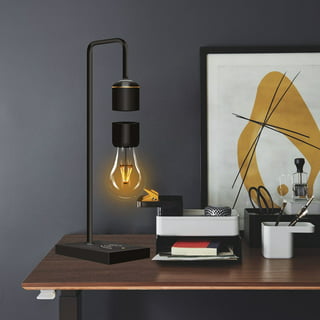 VGAzer Magnetic Levitating Floating Wireless LED Light Bulb Desk Lamp for Unique Gifts, Room Decor, Night Light, Home Office