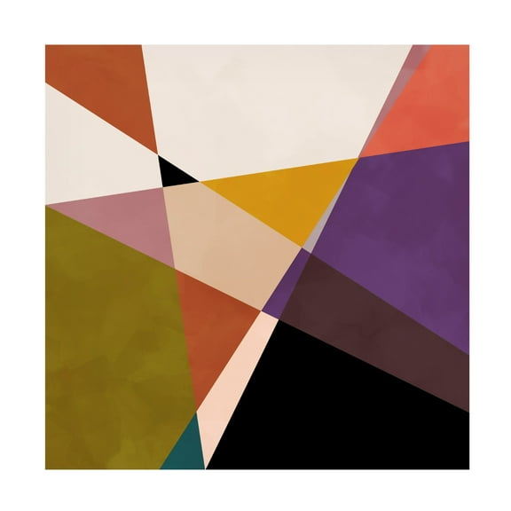 Trademark Fine Art Ana Rut Bre Mid Circles Terracotta Blck3 Canvas Wall Art