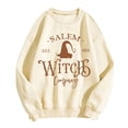 thumbnail image 3 of LINGLANG Womens Salem Witch Sweatshirt Halloween Letter Graphic Shirt Crewneck Pullover Top Long Sleeve Vintage Witchy Fashion Clothing, 3 of 3