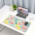 thumbnail image 5 of Bingfone Bright Peach Large Gaming Mouse Pad,Extended Desk Mousepad with Stitched Edges,Non-Slip Base,Water Resist Keyboard Pad for Gamer, Office & Home, 29.5 x 16 in, 5 of 6