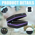 thumbnail image 3 of ZPAQI Travel Ready Essential Oils Organizer Case EVA Holds 30 Small Bottles 5-10ML, 3 of 14