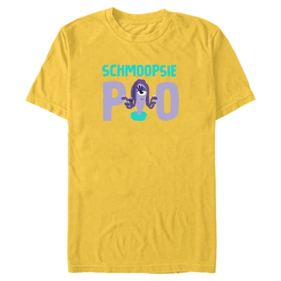 Disney and Pixar's Monsters, Inc. Celia Schmoopsie-Poo - Short Sleeve Blended T-Shirt for Adults - Customized-Yellow