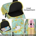 thumbnail image 4 of Yellow Banana Pattern Sling Backpack for Travel, Lightweight Crossbody Bag with Cute Tropical Fruit Print and Multi-Layer Storage for Banana Enthusiasts, 4 of 6