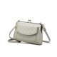 thumbnail image 2 of Bolso bandolera con cierre de beso para mujer, con ranura para tarjetas y hebilla magnética frontal, bolso pequeño, bolso de hombro informal para uso diario, 2 of 5