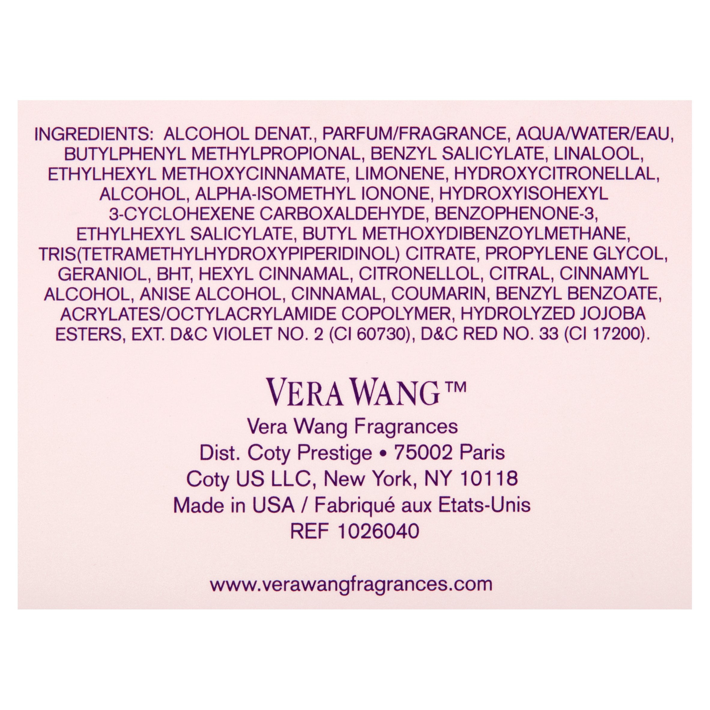Vera Wang Princess Eau de Toilette, Perfume for Women, 3.4 Oz