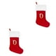 thumbnail image 2 of Bearachild Calcetines Decorativos Navideños De Tela - Comodidad Exquisita Y Para Las Vacaciones Y Las Telas Son Suaves Grandes Rojo O O roja grande 2Conjunto, 2 of 6