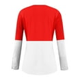 thumbnail image 4 of STETMN Women's Ribbed Knit Tight Sweater Casual Button Ruched Tops Slim Fit Color Block Shirts, 4 of 4