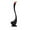 Black, variant on TAROFISH Funny Swan Styled Toilet Brush with Seat and Long Handle Set Swan Toilet Brush with Removable Base for Cleaning Scrubbing, White
