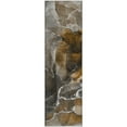 thumbnail image 2 of Addison Rugs Mayfield Washable Contemporary Watercolors Brown Runner Rug, 2'3" x 7'6", 2 of 5