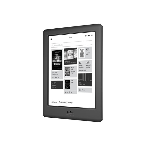 schade Pellen Opeenvolgend Kobo eReader Glo HD - eBook reader - 4 GB - 6" E Ink Carta (1448 x 1072) -  touchscreen - Wi-Fi - Walmart.com