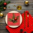 thumbnail image 4 of 6.5×6.5in Christmas Disposable Paper Napkins, 20 Sheets Festive Patterned Napkins - Holiday Table Decor for Christmas Birthdays Party Supplies, 4 of 6