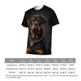 thumbnail image 6 of LAOLIUSN Men's Rottweiler 3D All Over Print T-Shirt, Realistic Dog Graphic Performance Tee, Stretch Breathable Quick Dry Short Sleeve Top, 3XL, 6 of 7