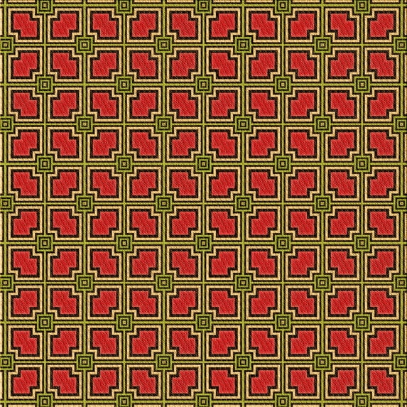 Ahgly Company Machine Washable Indoor Square Transitional Caramel Brown Area Rugs, 4' Square