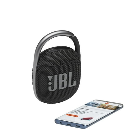JBL - CLIP4 Portable Bluetooth Speaker - Black