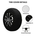 thumbnail image 2 of Naloa Friendship Dragon PVC Leather Spare Tire Wheel Cover for Car Truck SUV Camper Trailer Universal Fit many size15 inch, 2 of 6