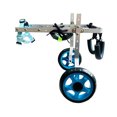 thumbnail image 3 of Aluminum Alloy Disability Pet Hind Limb Booster Cart Teddy Golden Hair Hind Leg Assistance Exercise Brace Walker ShopWise Round, 3 of 11