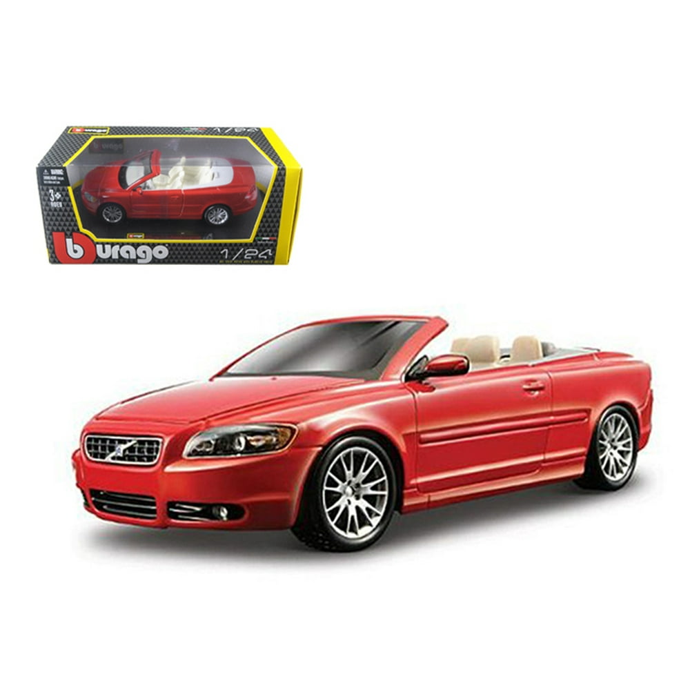 Volvo C70 Convertible Red 1/24 Diecast Model Car by Bburago Walmart