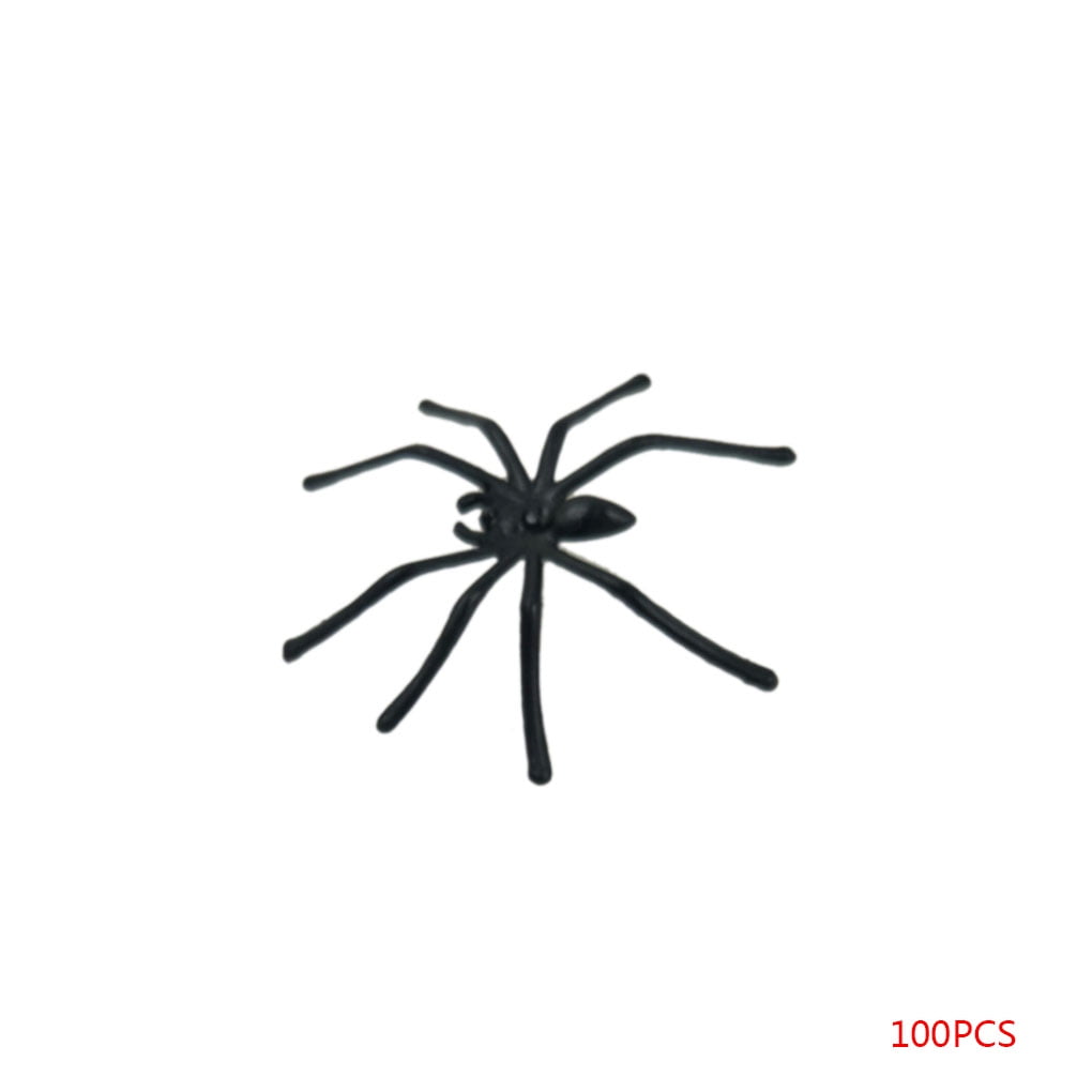 Funny Practical Joke Fake Creepy Spiders Halloween Décor Prop Gag Gift Toy 