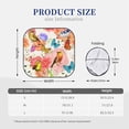 thumbnail image 7 of Lsque Flowers And Birds Watercolor 2 PCS Windshield Sun Shade | CarFoldable Window Covers | Car Accessories Reflect UV for Universal Cars SUV Truck | Large, 7 of 7