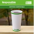 thumbnail image 3 of 20 oz Hot Cups | Tree-Less™ Compostable Paper, 3 of 3